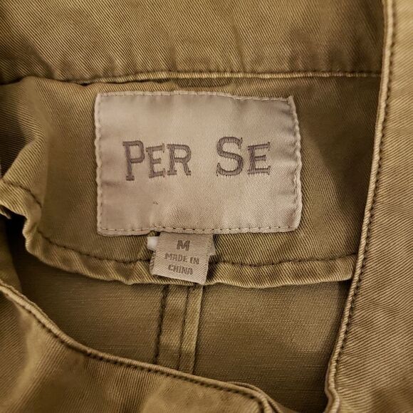 PerāSeĀ armāfatigueāgreenācottonāvestāPre-owned - Picture 3 of 6
